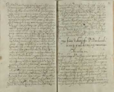 Copia listu niebosczyka Pa [Marcina] Brodowskiego ktory pisal do zony swy vmieraiąc, Kraków ok. 1603