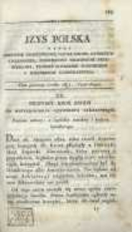 Izys Polska czyli Dziennik Umieiętności, Wynalazk&oacute;w, Kunszt&oacute;w i Rękodzieł, Poświęcony Kraiowemu Przemysłowi, Tudzież Potrzebie Wieyskiego i Mieyskiego Gospodarstwa. 1823-1824 T.1 część 2