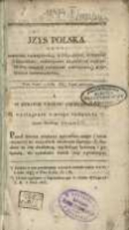Izys Polska czyli Dziennik Umieiętności, Wynalazk&oacute;w, Kunszt&oacute;w i Rękodzieł, Poświęcony Kraiowemu Przemysłowi, Tudzież Potrzebie Wieyskiego i Mieyskiego Gospodarstwa. 1823-1824 T.3 część 1