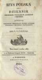 Izys Polska czyli Dziennik Umieiętności, Wynalazków, Kunsztów i Rękodzieł, Poświęcony Kraiowemu Przemysłowi, Tudzież Potrzebie Wieyskiego i Mieyskiego Gospodarstwa. 1823-1824 T.3 część 4