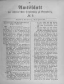 Amtsblatt der K&ouml;niglichen Preussischen Regierung zu Bromberg. 1893.01.19 No.3