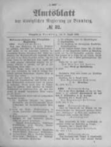 Amtsblatt der Königlichen Preussischen Regierung zu Bromberg. 1893.08.10 No.32