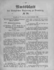 Amtsblatt der K&ouml;niglichen Preussischen Regierung zu Bromberg. 1893.09.28 No.39