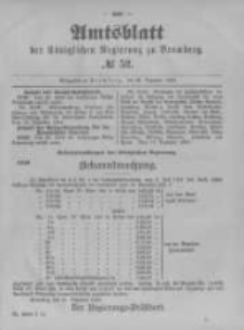 Amtsblatt der K&ouml;niglichen Preussischen Regierung zu Bromberg. 1893.12.28 No.52