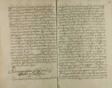 Act w teyże sprawie iaki był miedzy stronami po dekrecie