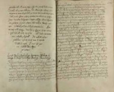 List Xiędza [Andrzeja] Opalińskiego Secretarza Wielkiego Coronnego do Xiędza [Wawrzyńca] Goślickiego Biskupa Poznańskiego, [Krak&oacute;w ok. 1606]
