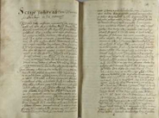 Script podany od Pana woiewody krakowskiego [Mikołaja Zebrzydowskiego] in vim testamenti