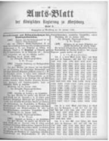 Amtsblatt der K&ouml;niglichen Regierung zu Merseburg. 1896.01.18 st&uuml;ck 3