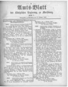 Amtsblatt der K&ouml;niglichen Regierung zu Merseburg. 1896.02.15 st&uuml;ck 7