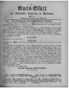 Amtsblatt der K&ouml;niglichen Regierung zu Merseburg. 1896.03.21 st&uuml;ck 12