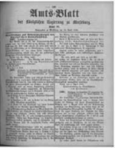 Amtsblatt der Königlichen Regierung zu Merseburg. 1896.04.18 stück 16