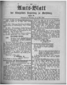 Amtsblatt der K&ouml;niglichen Regierung zu Merseburg. 1896.05.02 st&uuml;ck 18