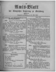 Amtsblatt der Königlichen Regierung zu Merseburg. 1896.05.30 stück 22