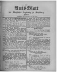 Amtsblatt der K&ouml;niglichen Regierung zu Merseburg. 1896.06.06 st&uuml;ck 23