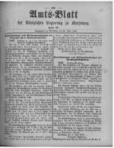 Amtsblatt der K&ouml;niglichen Regierung zu Merseburg. 1896.06.20 st&uuml;ck 25
