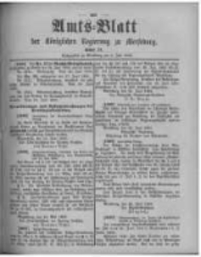 Amtsblatt der K&ouml;niglichen Regierung zu Merseburg. 1896.07.04 st&uuml;ck 27