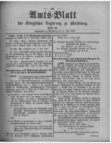 Amtsblatt der K&ouml;niglichen Regierung zu Merseburg. 1896.07.11 st&uuml;ck 28