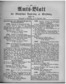 Amtsblatt der K&ouml;niglichen Regierung zu Merseburg. 1896.09.12 st&uuml;ck 37