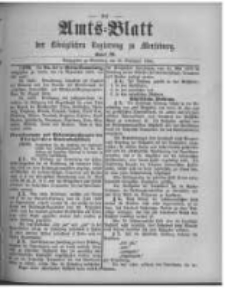 Amtsblatt der K&ouml;niglichen Regierung zu Merseburg. 1896.09.19 st&uuml;ck 38