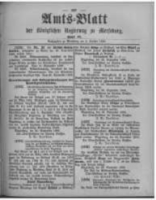 Amtsblatt der K&ouml;niglichen Regierung zu Merseburg. 1896.10.03 st&uuml;ck 40