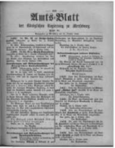 Amtsblatt der K&ouml;niglichen Regierung zu Merseburg. 1896.10.10 st&uuml;ck 41