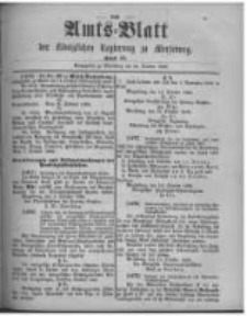 Amtsblatt der K&ouml;niglichen Regierung zu Merseburg. 1896.10.24 st&uuml;ck 43