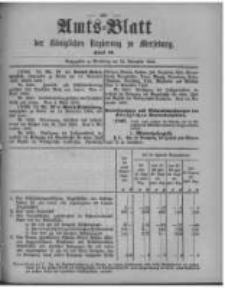 Amtsblatt der K&ouml;niglichen Regierung zu Merseburg. 1896.11.28 st&uuml;ck 48