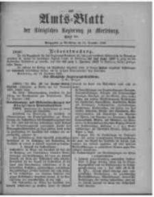 Amtsblatt der K&ouml;niglichen Regierung zu Merseburg. 1896.12.19 st&uuml;ck 51