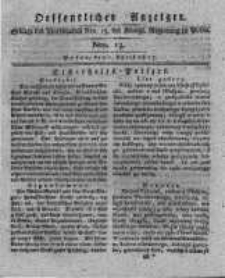 Oeffentlicher Anzeiger. 1817.04.01 Nro.13