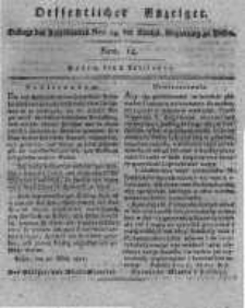 Oeffentlicher Anzeiger. 1817.04.08 Nro.14