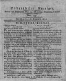 Oeffentlicher Anzeiger. 1817.08.26 Nro.34