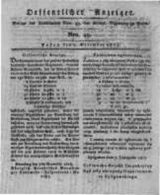 Oeffentlicher Anzeiger. 1817.12.09 Nro.49