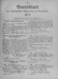 Amtsblatt der K&ouml;niglichen Preussischen Regierung zu Bromberg. 1894.02.08 No.6