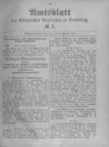 Amtsblatt der Königlichen Preussischen Regierung zu Bromberg. 1894.02.15 No.7