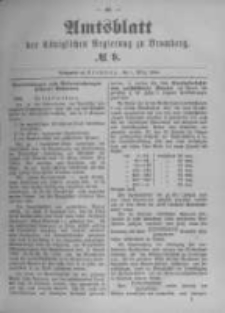 Amtsblatt der K&ouml;niglichen Preussischen Regierung zu Bromberg. 1894.03.01 No.9