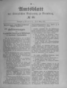 Amtsblatt der K&ouml;niglichen Preussischen Regierung zu Bromberg. 1894.03.08 No.10