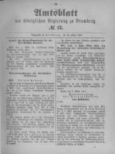 Amtsblatt der Königlichen Preussischen Regierung zu Bromberg. 1894.03.22 No.12