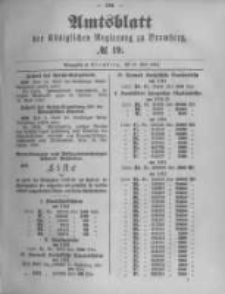 Amtsblatt der Königlichen Preussischen Regierung zu Bromberg. 1894.05.10 No.19