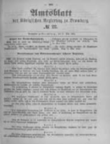 Amtsblatt der Königlichen Preussischen Regierung zu Bromberg. 1894.05.31 No.22