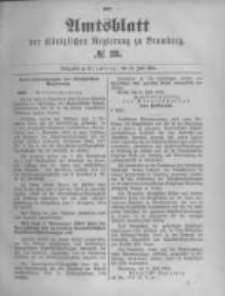Amtsblatt der K&ouml;niglichen Preussischen Regierung zu Bromberg. 1894.07.12 No.28