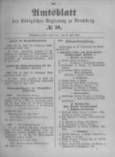 Amtsblatt der K&ouml;niglichen Preussischen Regierung zu Bromberg. 1894.07.26 No.30