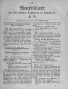 Amtsblatt der K&ouml;niglichen Preussischen Regierung zu Bromberg. 1894.09.06 No.36