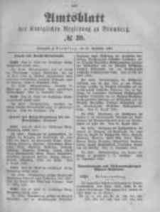 Amtsblatt der K&ouml;niglichen Preussischen Regierung zu Bromberg. 1894.09.27 No.39