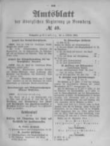 Amtsblatt der Königlichen Preussischen Regierung zu Bromberg. 1894.10.04 No.40