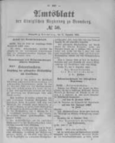 Amtsblatt der K&ouml;niglichen Preussischen Regierung zu Bromberg. 1894.12.13 No.50