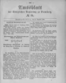 Amtsblatt der K&ouml;niglichen Preussischen Regierung zu Bromberg. 1894.12.20 No.51