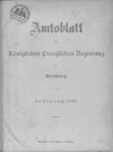 Amtsblatt der Königlichen Preussischen Regierung zu Bromberg. 1896.01.02 No.1