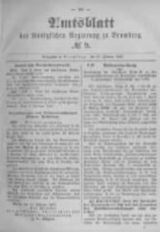 Amtsblatt der Königlichen Preussischen Regierung zu Bromberg. 1896.02.27 No.9