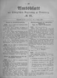 Amtsblatt der Königlichen Preussischen Regierung zu Bromberg. 1896.08.06 No.32