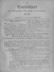 Amtsblatt der Königlichen Preussischen Regierung zu Bromberg. 1896.09.10 No.37